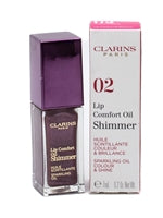 Clarins SHIMMER Lip Comfort Oil, 02 Purple Rain .2oz
