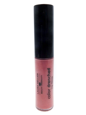 Laura Geller COLOR DRENCHED Lip Gloss, Cafe Au Lait .21 fl oz NWB