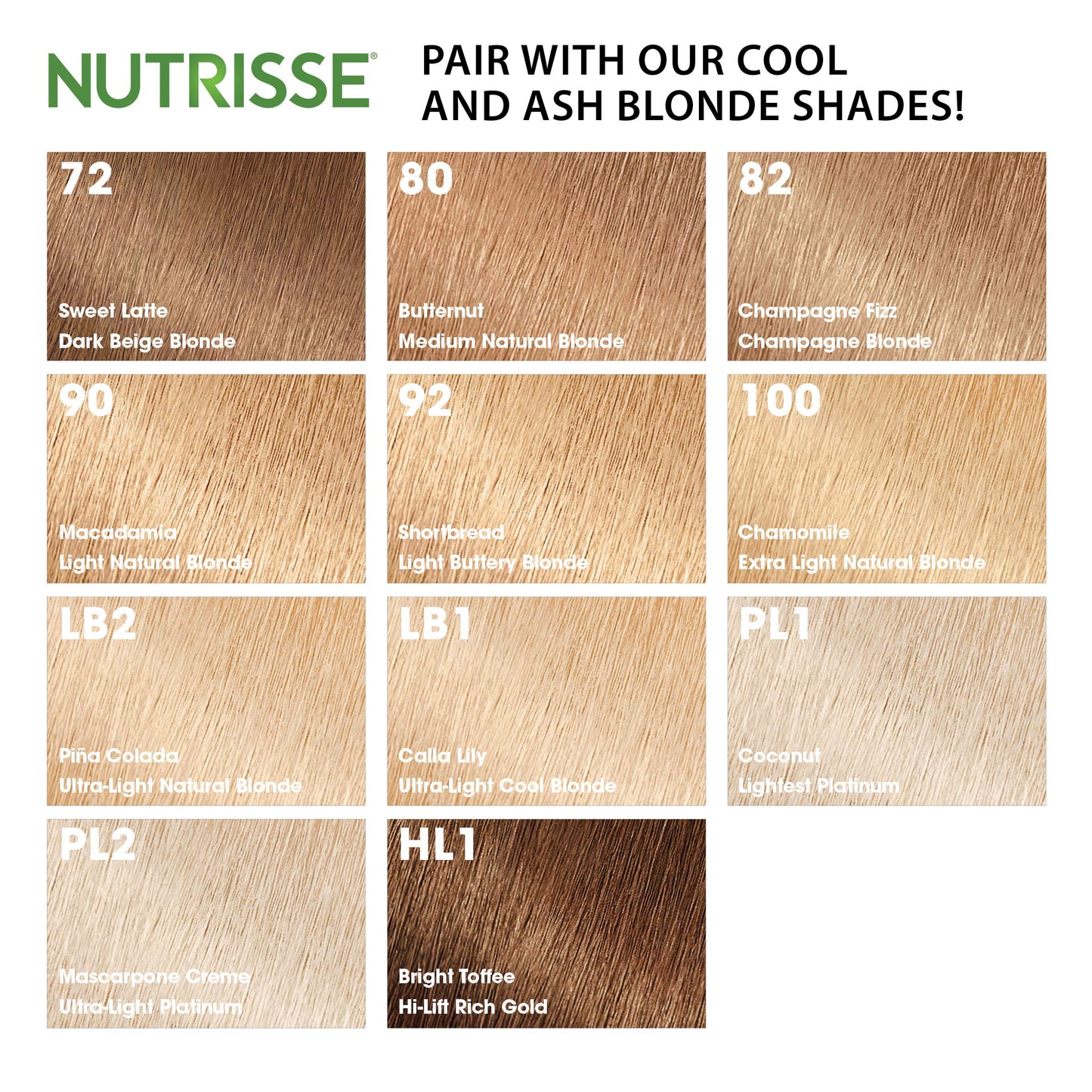Garnier Nutrisse Color Reviver 5 Min Color Mask, Cool Blonde, 4.2 fl oz