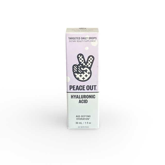 Peace Out Hyaluronic Acid Age-Defying Hydration 1 Oz