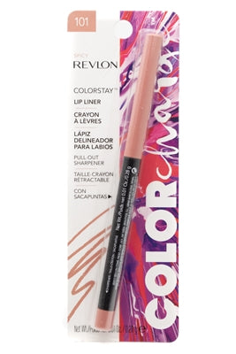 Revlon ColorStay Lip Liner with Pull Out Sharpener, 101 Spicy .01oz