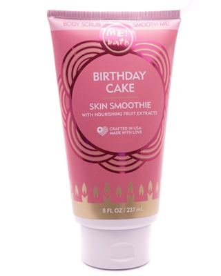 Me! Bath BIRTHDAY CAKE Skin Smoothie with Nourishing Fruit Extracts Body Scrub 8 fl oz