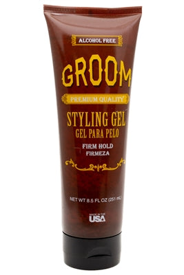 Groom Premium Quality STYLING GEL, Firm Hold 8.5 fl oz