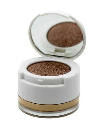 becca CHRISSY Glow SouffleÌ Eye Shadow .07oz & Face Highlighter .4oz Duo, Cinnamon Churro
