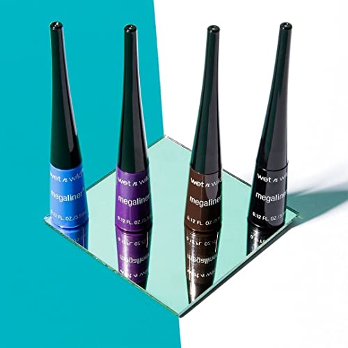 Wet n Wild MEGALINER liquid Eyeliner, 874A Electric Purple .12 fl oz