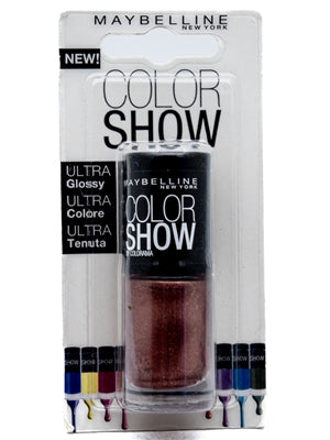 Maybelline Color Show Nail Lacquer 465 Brick Shimmer 7mL. (Italian Packaging)