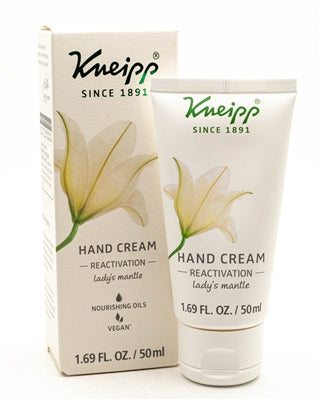 Kneipp HAND CREAM, Reactivation, Lady's Mantle 1.69 fl oz