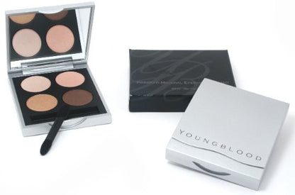 Youngblood Pressed Mineral Eyeshadow Quad, Cabana  .14oz