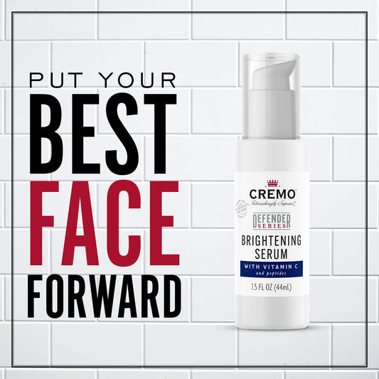 Cremo Defender Series BRIGHTENING SERUM  with Vitamin C & Peptides  1.5 fl oz