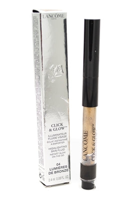 LANCOME Click & Glow Highlighting Skin Fluid, 04 Lumieres de Bronze .08 fl
