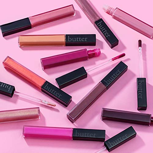 Butter + Pantone PLUSH RUSH Lip Gloss, Electric  .2 fl oz