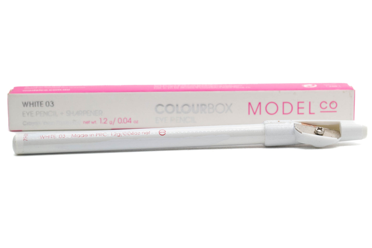 MODEL Co ColourBox Eye Pencil + Sharpener 03 White   .04oz