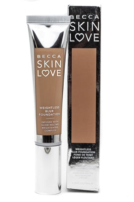 Becca SKIN LOVE Weightless Blur Foundation infused with Glow Nectar Brightening Complex, Cafe  1.23 fl oz
