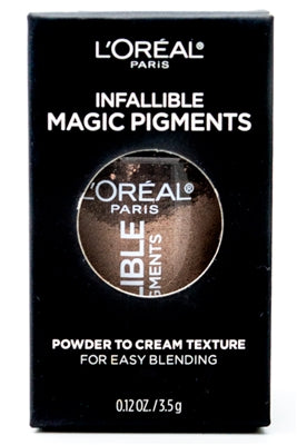 L'Oreal Infallible Magic Pigments, Powder to Cream Texture for Easy Blending, 460 Retro for Eyes .12oz
