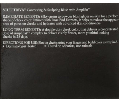 FusionBeauty Sculptdiva Contouring and Sculpting Blush with Amplifat