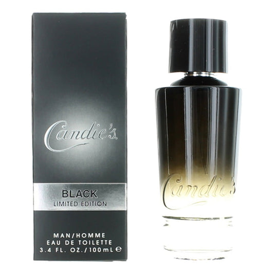 Candie's Black Eau De Toilette Spray, Fragrance for Him, Woody Cologne for Men, 3.4 fl oz, 1 Piece