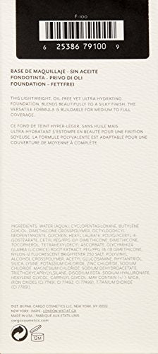 cargo OIL- FREE Foundation, 100  1.3 fl oz