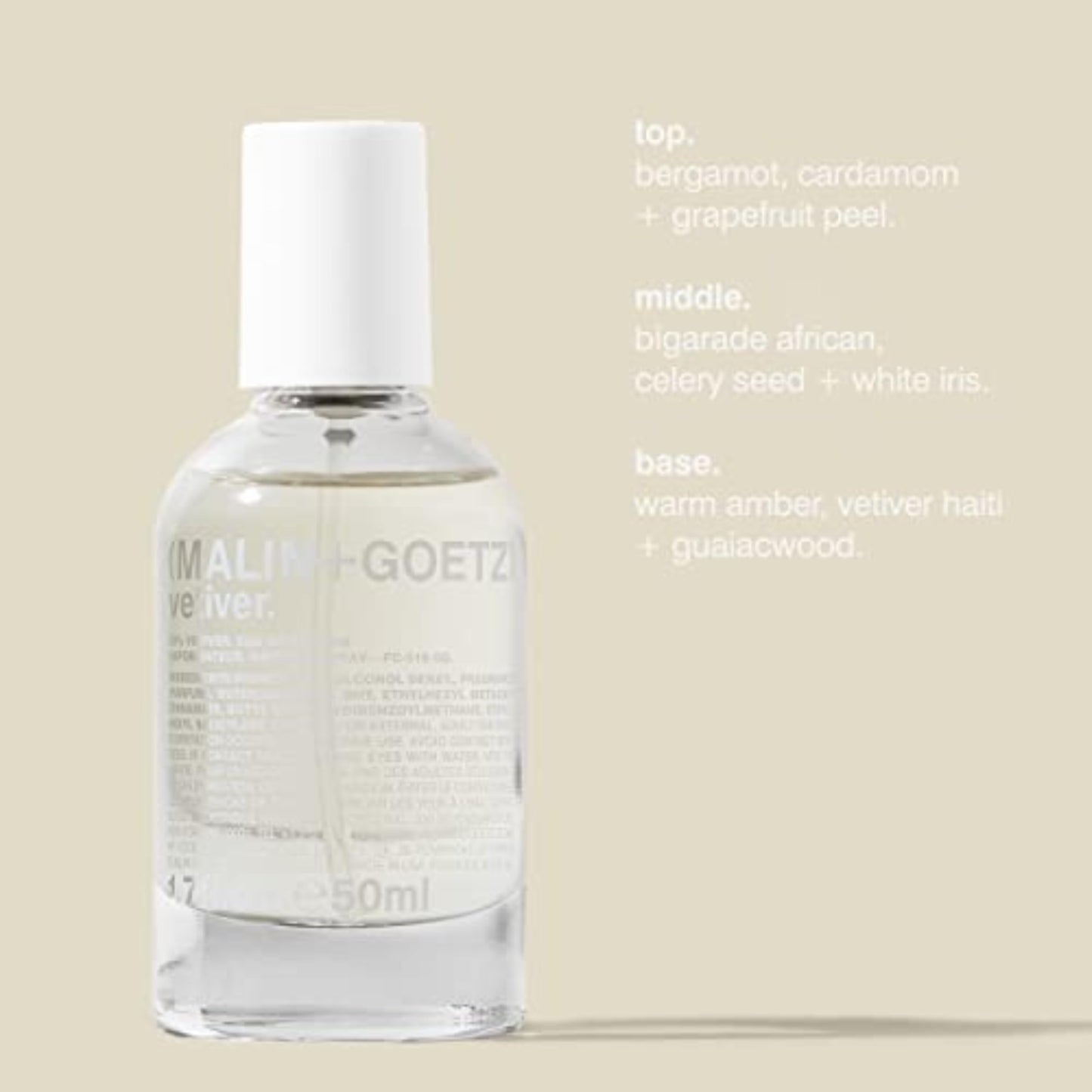 Malin & Goetz Vetiver by Malin & Goetz, 1.7 oz EDP Spray for Unisex