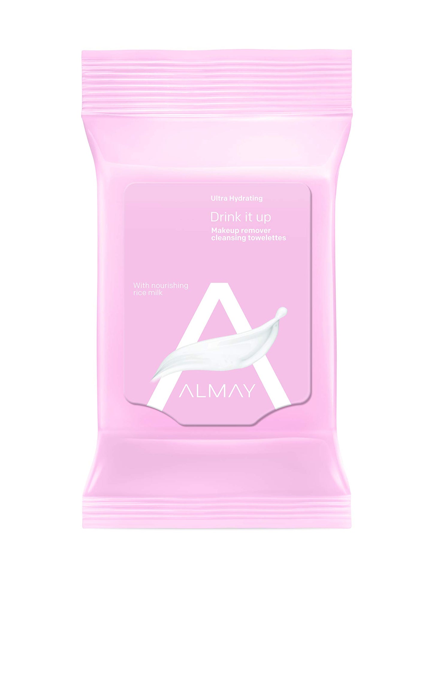 Almay  Makeup Remover Cleansing Towelettes with Nourishing Rice Milk ,  25 soft-wipes, 7.4x7.2"