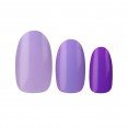 Elegant Touch Express 3 Minute Manicure, Plum Ombre: 24 Pre-Glued Nails 10 Sizes, Prep Wipe, Nail File