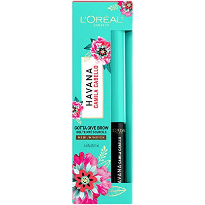 L'Oreal Paris Cosmetics X Camila Cabello Havana Gotta Give Liquid Brow, Deep, 0.05 Fluid Ounce