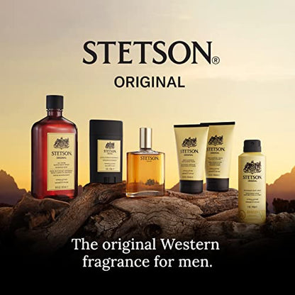 STETSON Personal Care Deep Clean Face & Beard Wash by Scent Beauty - Men's Face Wash & Clarifying Soap - 5 oz - 3 Pack