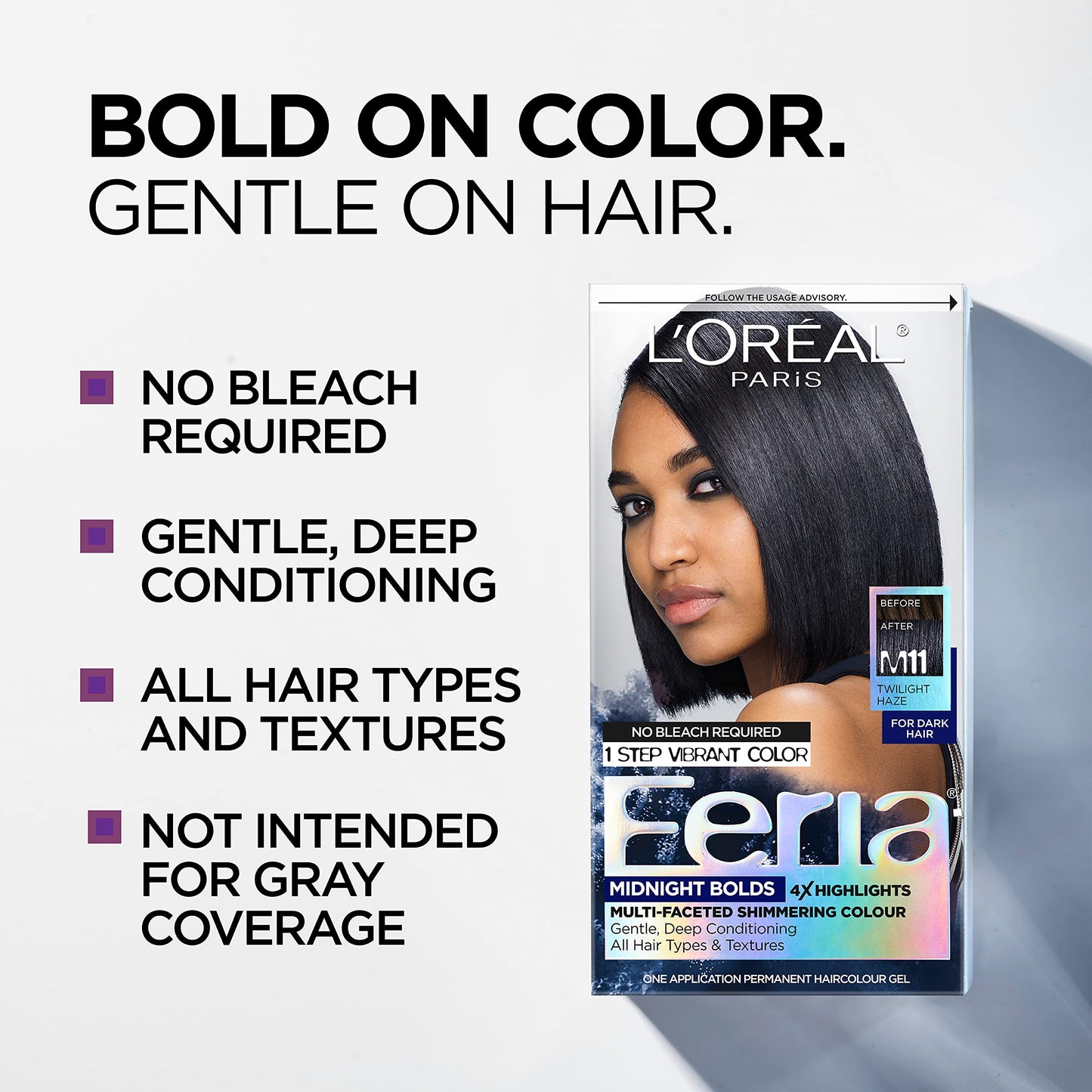L'Oreal Paris Feria Multi Faceted Shimmering Color Hair Coloring Tool Kit