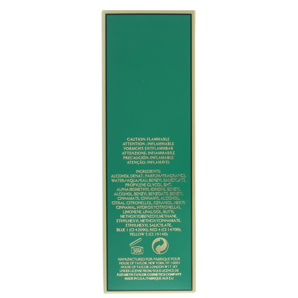 Elizabeth Taylor Diamonds & Emeralds Eau De Toilette Spray, 1.7 Fl Oz