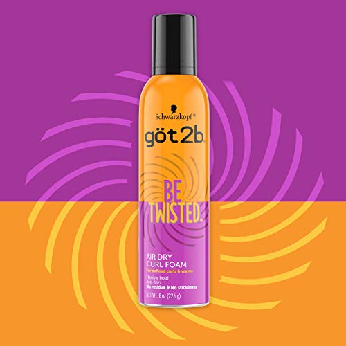 Schwarzkopf got 2b  BE TWISTED Air Dry Curl Foam   8oz
