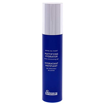 Dr. Brandt Pores No More Mattifying Hydrator - Targets Shine, Oiliness & Enlarged Pores - Hydrates for Up to 8 Hours