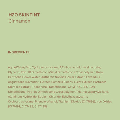 PIXI by Petra H2O Skintint Foundation Tinted Face Gel Cinnamon 1.2 fl Oz/35ml