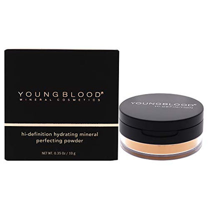 Youngblood Clean Luxury Cosmetics Hi-Def Hydrating Loose Powder | Shine Control Matte Translucent Finishing Setting Powder Blur Effect HD Perfecting Baking | Vegan, Cruelty Free, Paraben