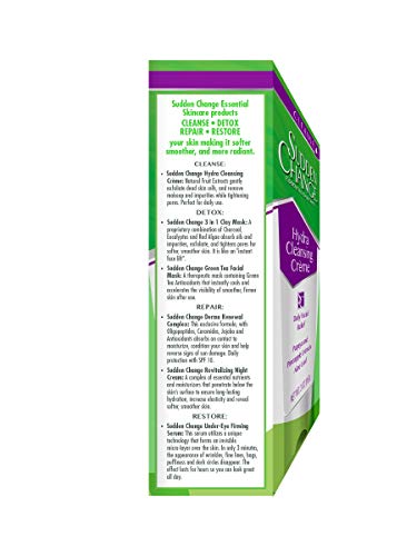 Sudden Change HYDRA CLEANSING CREME with Papaya and Pineapple Extracts and Aloe Leaf  3oz