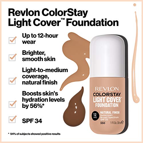 Revlon COLORSTAY Light Cover Foundation, 150 Buff  1 fl oz