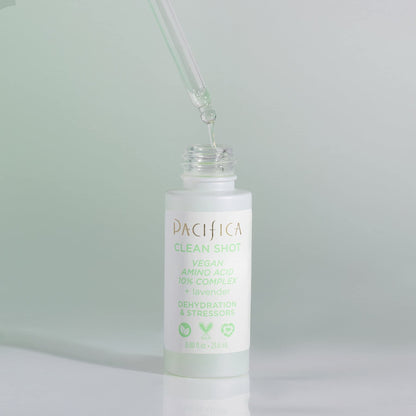 Pacifica Clean Shot Vegan Amino Acid 10 Percent Complex for Unisex - 0.8 oz