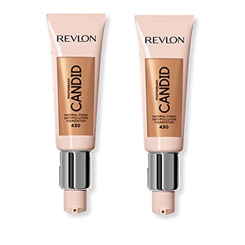 Revlon Photoready CANDID Natural Finish Foundation, 430 Honey Beige  .75 fl oz