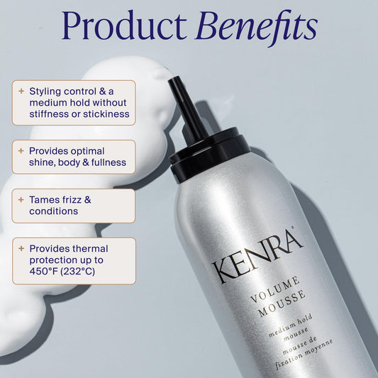 KENRA Volume Mousse Extra - Medium Hold Mousse 12 8 Oz