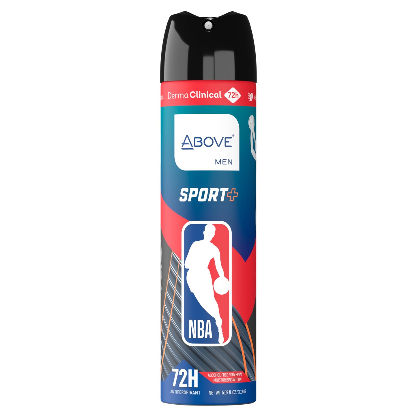ABOVE NBA MEN SPORT PLUS ANTIPERSPIRANT DEODORANT 72H SPRAY