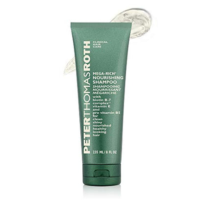 Peter Thomas Roth MEGA-RICH Nourishing Shampoo for Clean, Shiny, Nourished, Healthy Looking Hair  8 fl oz