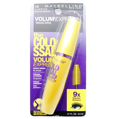 Maybelline The Colossal Volume Express Mascara 230 Glam Black .31 Fl Oz.