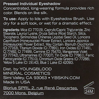 Youngblood Pressed Individual Eyeshadow, Czar  .07oz