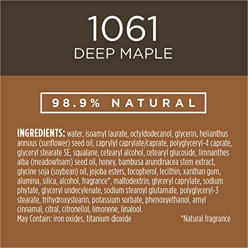Burt's Bees GOODNESS GLOWS Liquid Makeup 1061 Deep Maple 1 fl oz