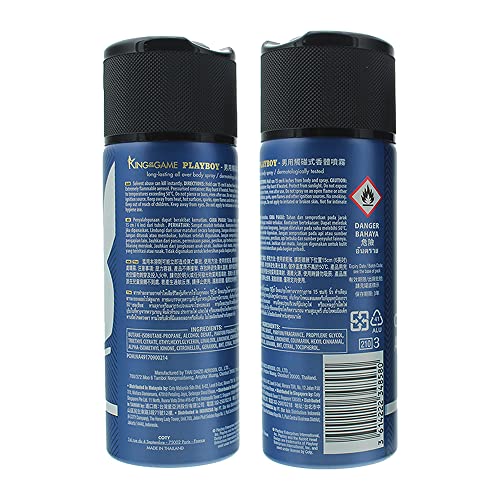 Playboy King Of The Game By Playboy Skin Touch Body Spray 5 Oz