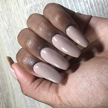 SensatioNail COLOR GEL POLISH.  Up to 2 Weeks of Dazzling Damage-Proof Wear, for use with LED lamp, Taupe Tulips  .25 fl oz