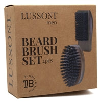 Lussoni  Men 2pc Beard Brush Set