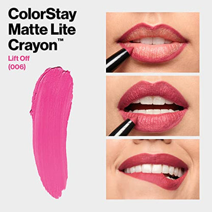 Revlon ColorStay Matte Lite Crayon, 06 Lift Off .049oz