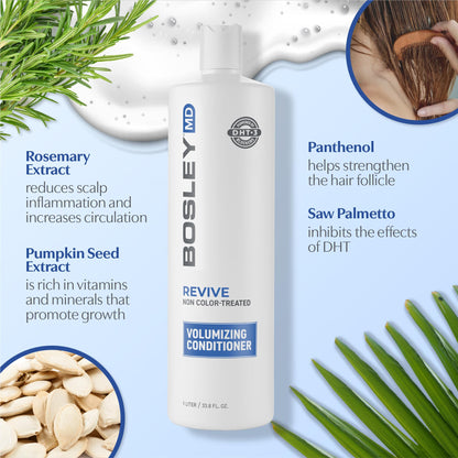 Bosley Professional Strength BOS+REVIVE Volumizing Conditioner Step 2  33.8 fl oz