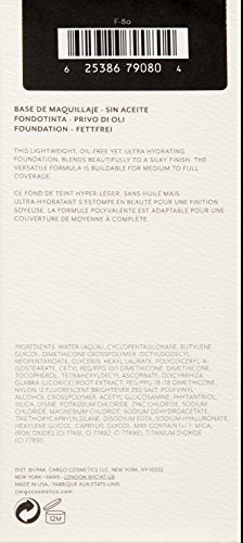 cargo OIL- FREE Foundation,80  1.3 fl oz