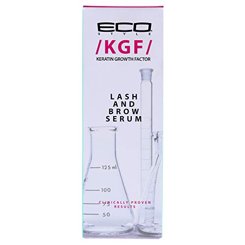 Eco Style KGF Keratin Growth Factor Lash and Brow Serum , Increase Hair Thickness in as little as 6 Weeks