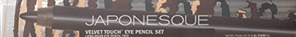 Japonesque VELVET TOUCH Eye Pencil Set: Jet Black, Deep Brown, Waterline Nude  .042oz each